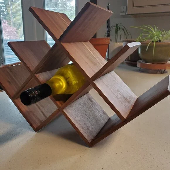Threshold Acacia Wood Winerack